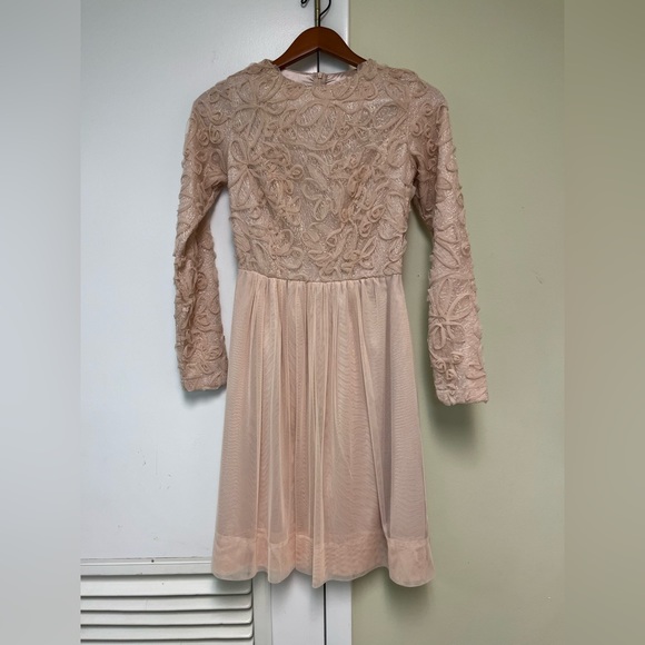 Pink tool dress with belt - Picture 2 of 4